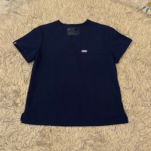 Figs purple scrubs top size small